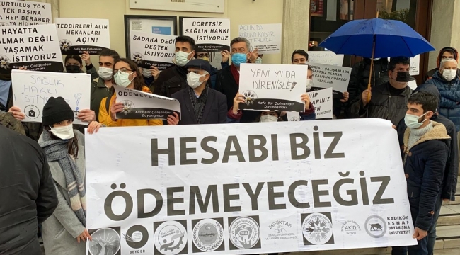 Dayanamadılar seslerini duyurmak için sokağa çıktılar