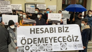 Dayanamadılar seslerini duyurmak için sokağa çıktılar