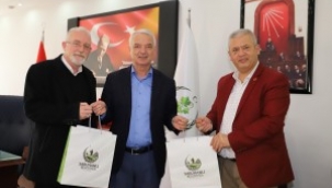 Makedonya göçmenleri derneğinden başkan Bilgin'e ziyaret