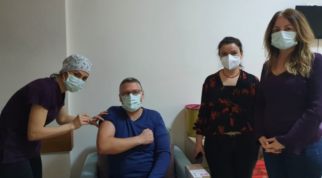 Manisa'da aşılama başladı