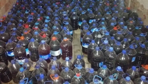 Manisa'da sahte içki operasyonu