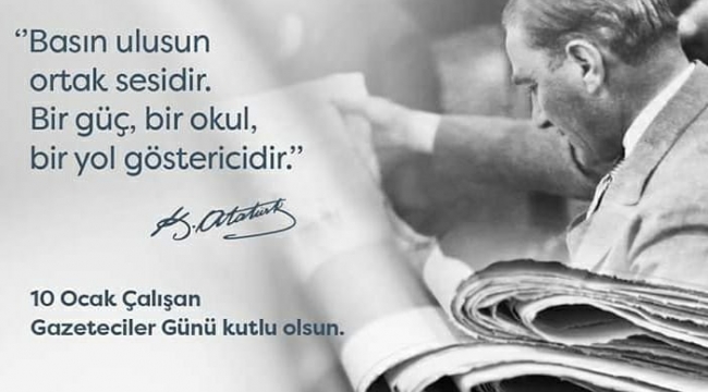 MGC Başkanı Filizkan'dan çalışan gazeteciler günü mesajı