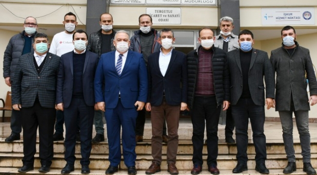 Özgür Özel Turgutlu'da TUTSO'da