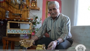 Ürettiği oyuncaklarla çocukları sevindiriyor