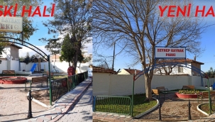 Zeynep Kayrak parkı yenilendi