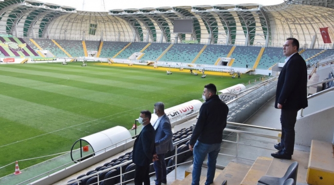 Akhisar'ın zemini federasyondan tam not aldı