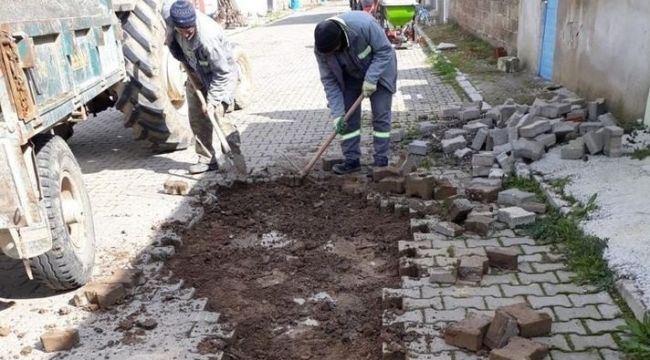 Alaşehir belediyesi mahallelerin eksiklerini tamamlıyor