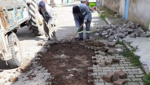 Alaşehir belediyesi mahallelerin eksiklerini tamamlıyor
