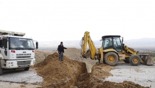 Alaşehir'de belediyesinden 9 mahalleye hizmet 