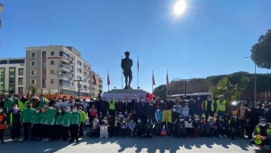 Beş ilçenin sporcuları yarıştı