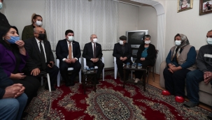 CHP Başkanı Kılıçdaroğlu'ndan , taziye i ziyareti 