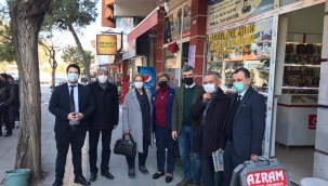 CHP Manisa il başkanı Balaban Soma'da 