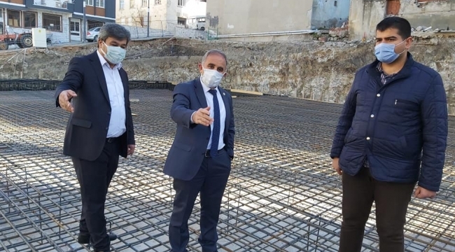 Gördes otopark ve iş merkezi yapımına başlandı