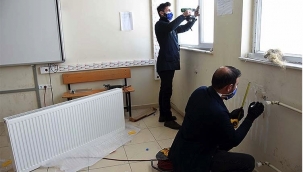 Köy okulları yüz-yüze eğitime hazırlanıyor