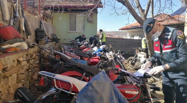 Kula'da 34 motosiklet ele geçirildi
