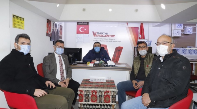 Öküzcüoğlu'dan esnaf ziyareti