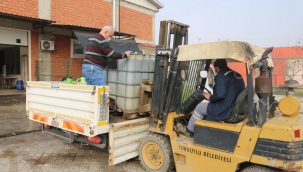 Turgutlu Belediyesi zeytinyağı üretti