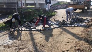 Yağışların beş mahallede yol açtığı hasarlar onarılıyor