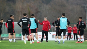 A milli takımı ilk çalışmasını yaptı