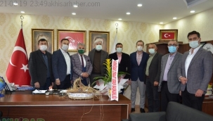 Akhisar ziraat odası yöneticileri Hızlı'yı ziyaret etti