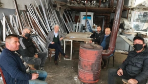 Başkan Bilgin'den esnaf ziyareti