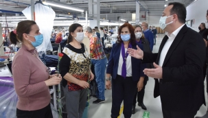 Başkan Dutlulu işci kadınları unutmadı