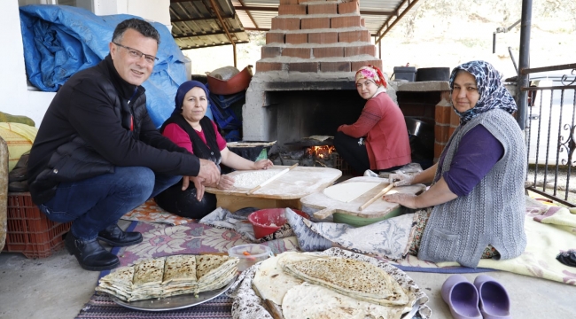 Başkan Öküzcüoğlu, ocak başı sıcak 'içlileri' ziyafeti.'