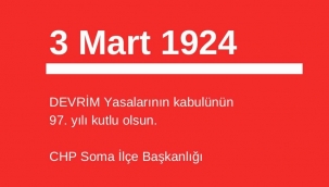 Devrim yasalarının kabulünün 9.yıl dönümü