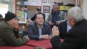 Dutlulu, kapılaını aylar sonra açacak esnafları ziyaret etti