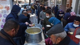 Esnafların geleneksel pilav ve ayran hayrı