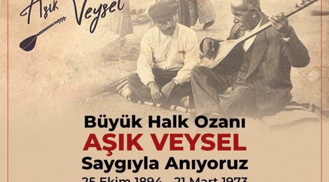 Günümüze ışık tutan ozan aşık Veysel