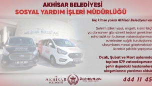'Hiç kimse yoksa Akhisar Belediyesi var'