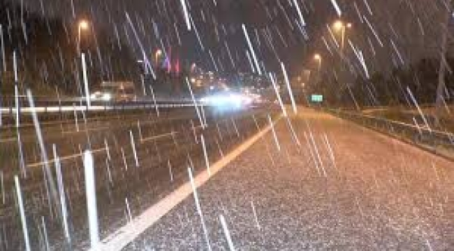 İstanbul'da kar yağışı