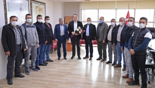 Kooperatifçiler Dutlulu'yu ziyaret etti.