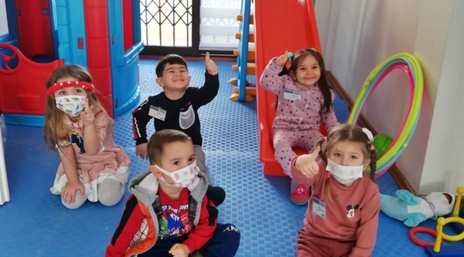Kreş açıldı,''minikler hem eğleniyor hem de öğreniyor''
