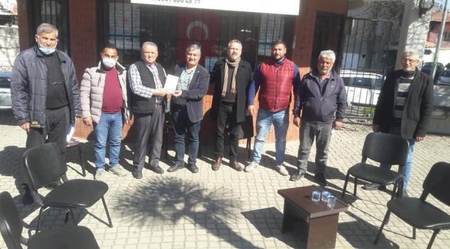 Salihli CHP İlçe başkanı Namver muhtarlarla buluştu
