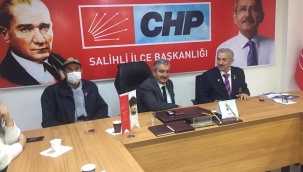  Salihli, muharip gaziler derneği yöneticileri CHP'de