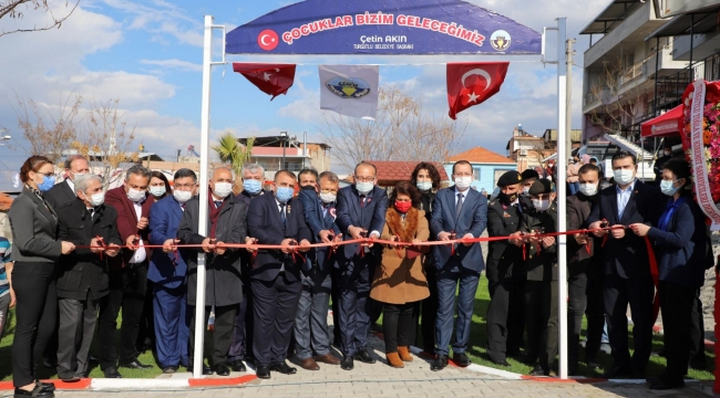 Şehidin adı parkta yaşayacak 