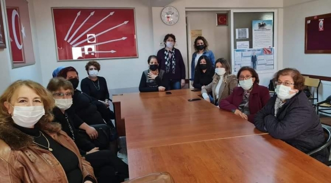 Soma'da CHP ve İYİ parti kadın kollarının ortak toplantısı
