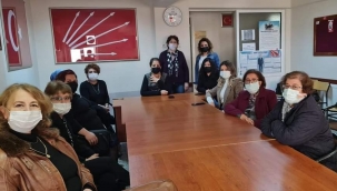Soma'da CHP ve İYİ parti kadın kollarının ortak toplantısı