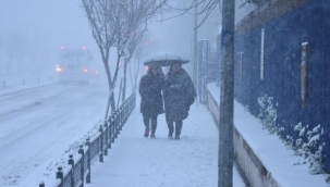 Trakya'da kar yağışı