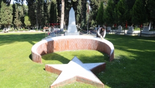 Turgutlu Şehitliği 18 Mart'a Hazır