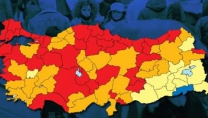 Türkiye kıpkırmızı