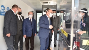 Vali Karadeniz OSB'de denetimde