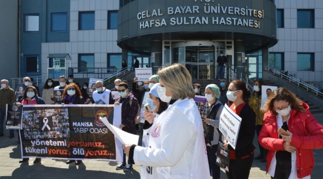Yaşamını yitiren sağlık çalışanları anıldı