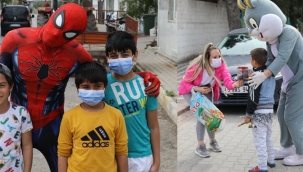 Akhisar'da 23 nisan coşkusu 