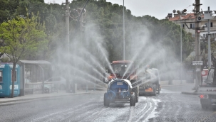 Akhisar'da covid-19'la mücadele sürüyor