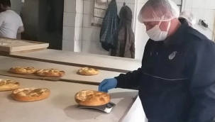 Akhisar'da zabıta fırınlarda gramaj denetimi