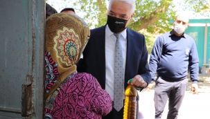 Başkan Bilgin halkın malını halka dağıttı
