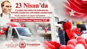 Başkan Dutlulu "23 Nisan coşkusunu yaşatacağız"